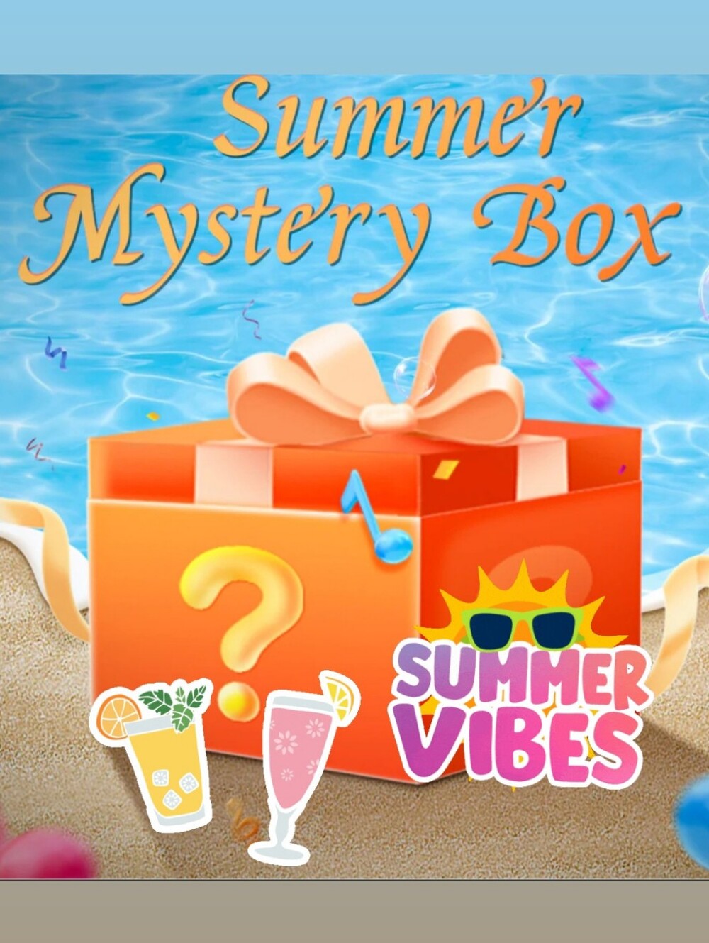 S🌸Summer Vibes Mystery Box 10 items 🍓Clothing * Accesoires